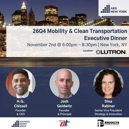 26Q4 New York Executive Dinner: Mobility & Clean Transportation