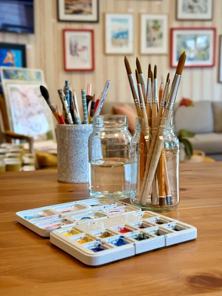 DIY Greeting Cards at Joanna's Art Club