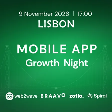 App Growth Night during WebSummit, Lisbon