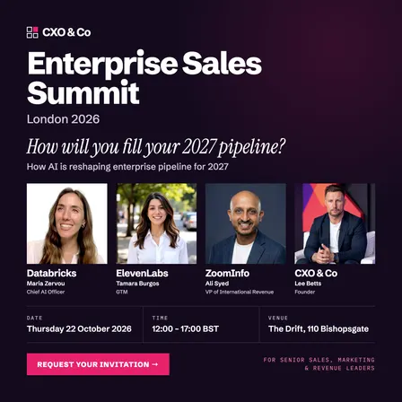 Enterprise Sales Insider Summit London 2026