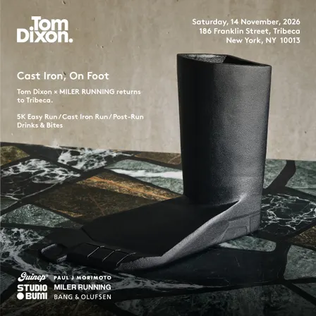 Cast Iron, On Foot with Tom Dixon + MILER RUNNING