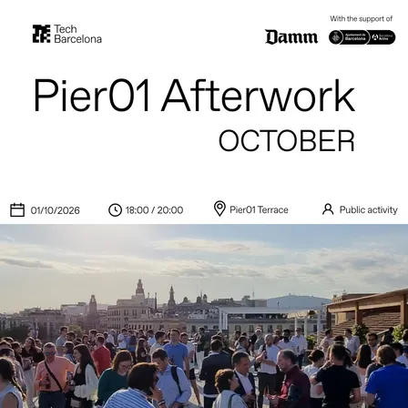 Afterwork by Tech Barcelona | Back to Pier01's Terrace