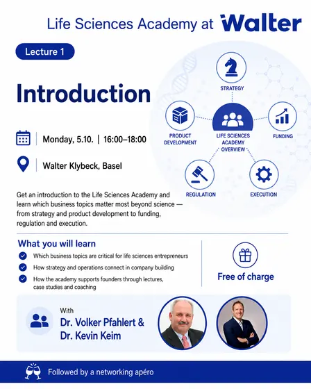Life Science Academy at Walter: Session 1 — Introduction