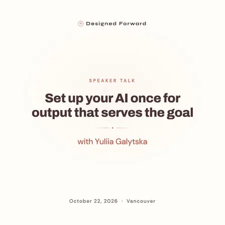 Set up your AI once for output that serves the goal