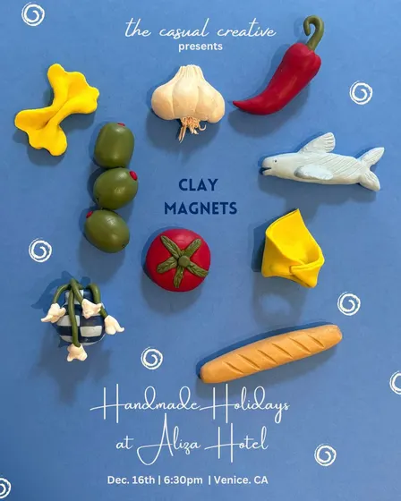 Clay Fridge Magnets - Holidays at Aliza Hotel