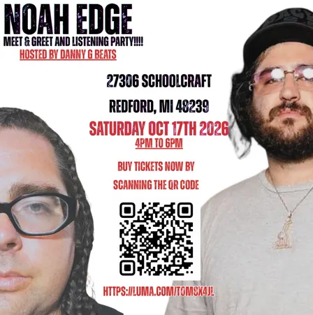 Noah Edge Meet And Greet And Listening Party In Detroit.