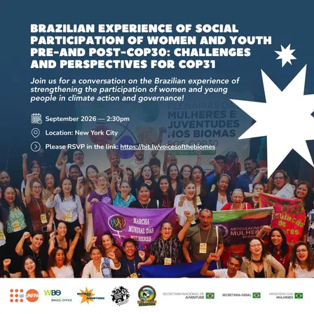 Brazilian Experience of Social Participation of Women and Youth Pre- and Post-COP30: Challenges and Perspectives for COP31