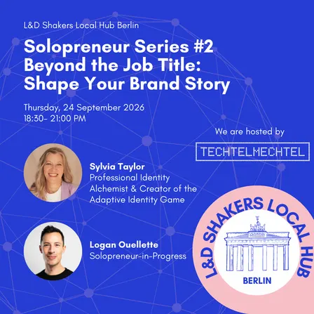 Berlin Local Hub: Solopreneur Series #2 - Beyond the Job Title: Shape Your Brand Story