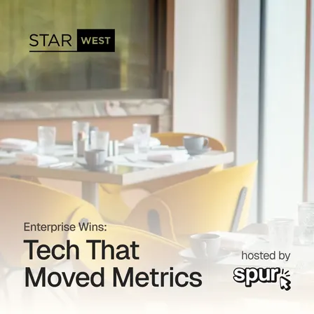 Enterprise Tech Wins: Tech That Moved Metrics @ StarWest