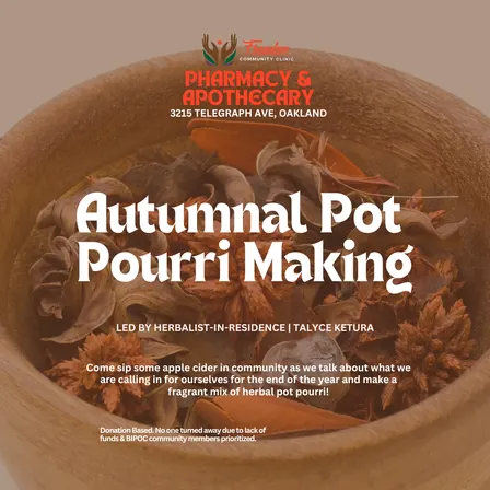 Autumnal Pot Pourri Making