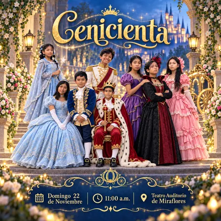 👑 Cenicienta | Obra Teatral