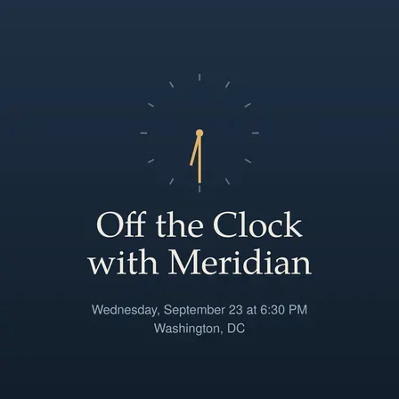 Off the Clock with Meridian