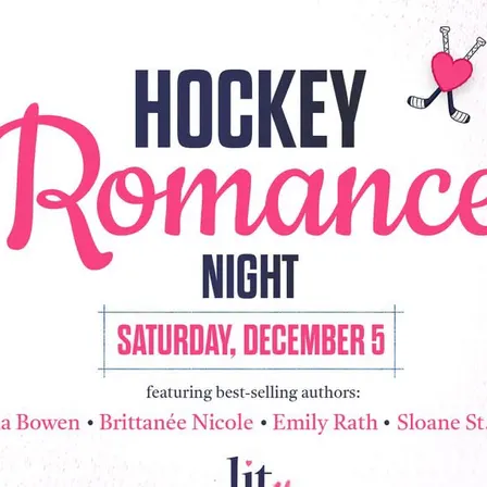 Lit Actually Hockey Romance Night Meetup!