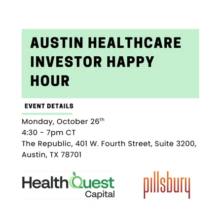 Austin Healthcare Investor Happy Hour