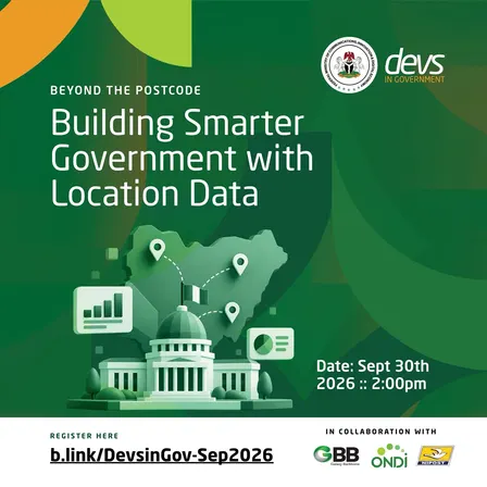 DevsInGovernment September 30th Event - Beyond the Postcode: Building Smarter Government with Location Data