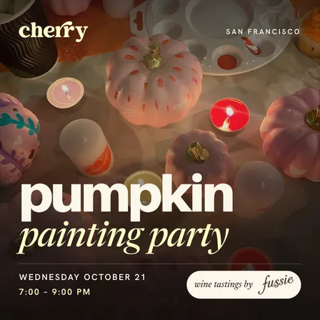 Cherry x Fussie Pumpkin Painting Party