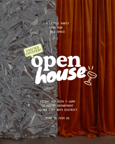 LA Poetry Department Open House