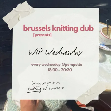 WIP Wednesday - Brussels Knitting Club