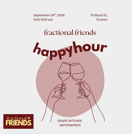 fractional friends happy hour🍷
