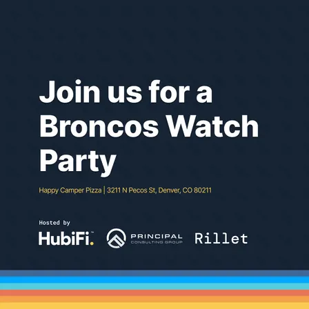 Broncos Watch Party for Finance and Accounting Professionals Hosted by PCG x Rillet x HubiFi
