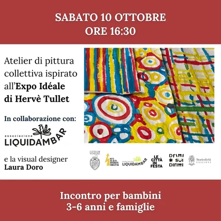 🎨 POP! Un'esplosione di colori e produzioni collettive (bambini 3-6 anni e famiglie)
