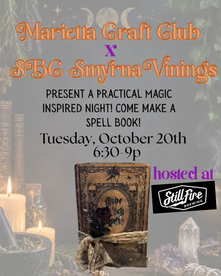 SPELL BOOK: A Practical Magic Inspired Craft Night