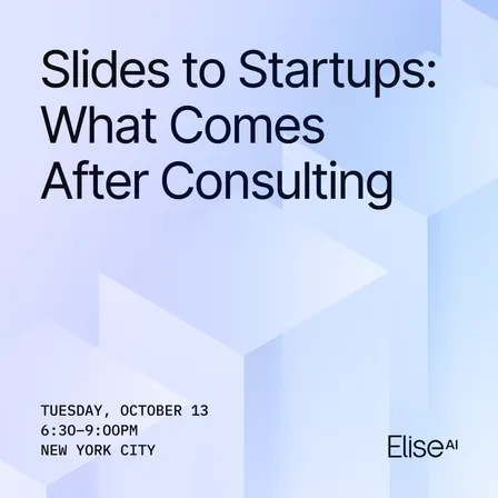 Slides to Startups: What Comes After Consulting