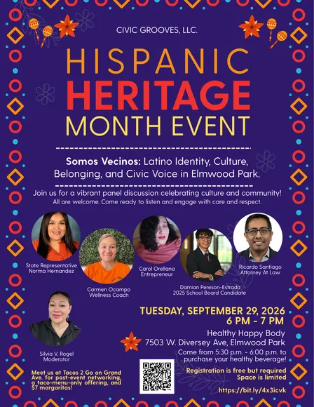 Somos Vecinos: Latino Identity, Culture, Belonging, and Civic Voice in Elmwood Park.