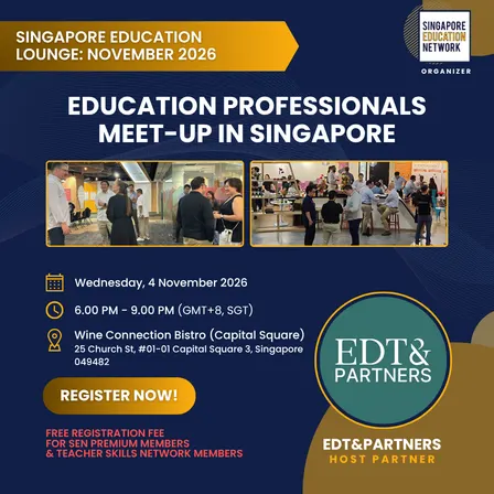 Singapore Education Lounge: November 2026