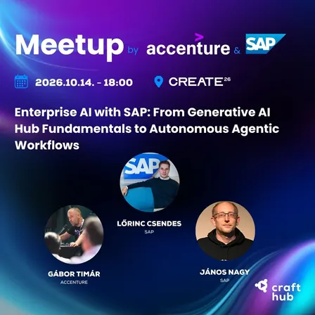 Enterprise AI with SAP: From Generative AI Hub Fundamentals to Autonomous Agentic Workflows - Meetup by Accenture & SAP