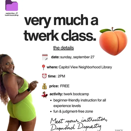 very much a twerk class.