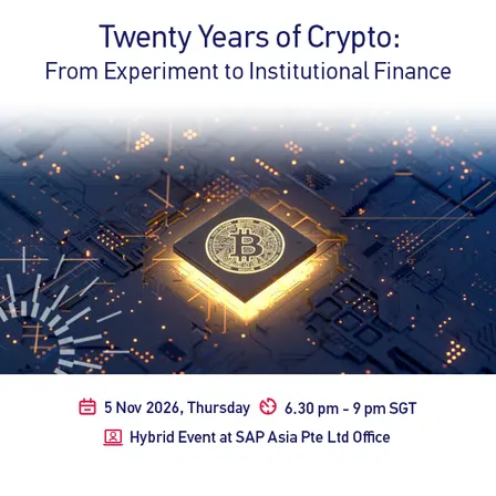 Dean's Distinguished Speaker Series - Twenty Years of Crypto: From Experiment to Institutional Finance