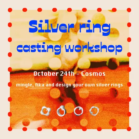 Wax Carving & Silver Ring Casting Workshop