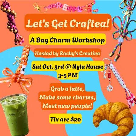 Let's Get Craftea: A Bag Charm Workshop