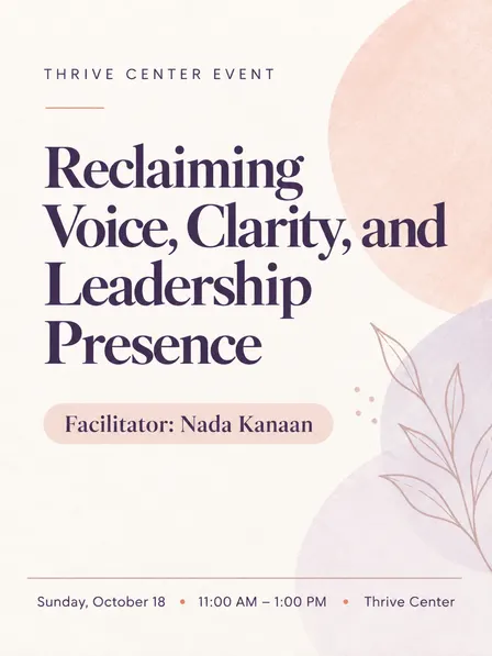 Reclaiming Voice, Clarity, and Leadership Presence with Nada Kanaan
