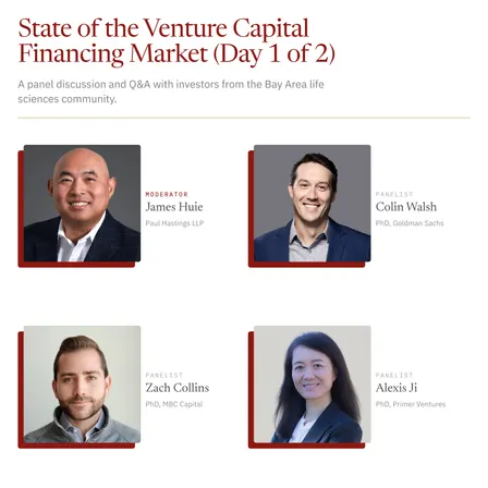 State of the Venture Capital Financing Market (Day 1 of 2)