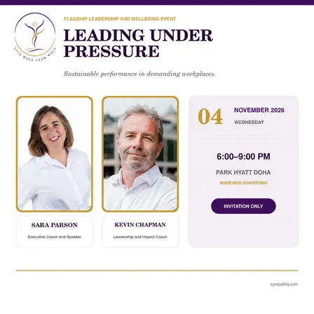 Leading Under Pressure.
