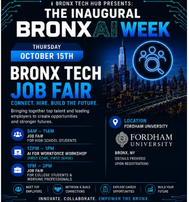 Bronx Tech Job Fair / Tech for Workforce Workshop