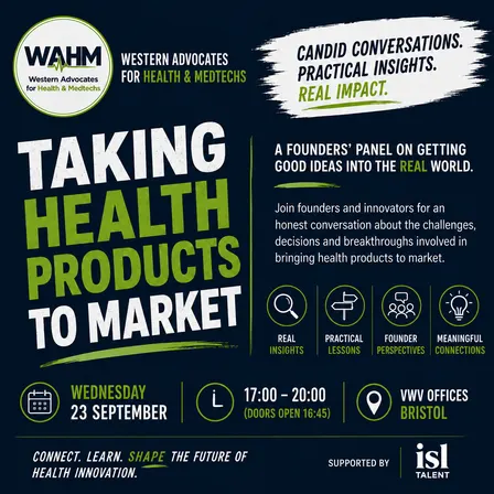Taking Health Products to Market: From Idea to Real-World Impact + Healthtech Ecosystem Social