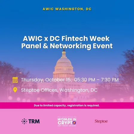 AWIC x DC Fintech Week | Panel & Networking Event