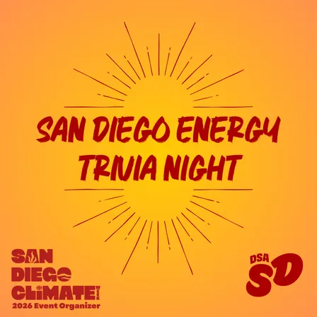 San Diego Energy Trivia Night: Uniting for San Diego's Clean, Affordable Energy Future