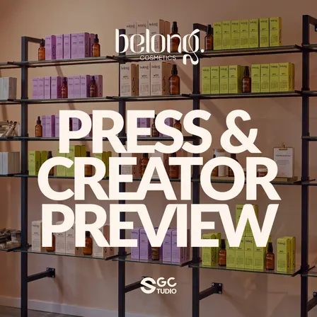 belong. cosmetics Pop-up: Press & Creator Preview