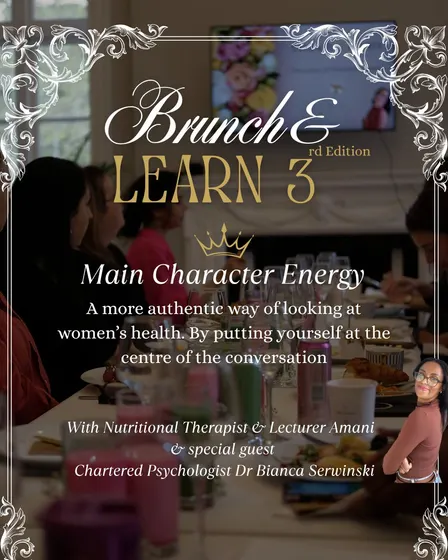 Brunch & Learn : Main character energy