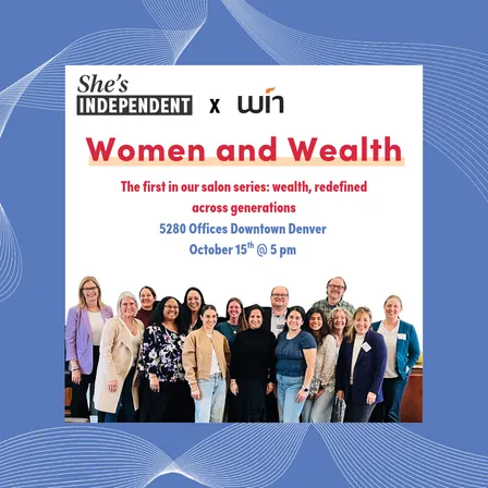 Women and Wealth Salon Series