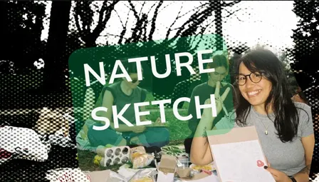 October Nature Sketch: Jardins de Joan Maragall