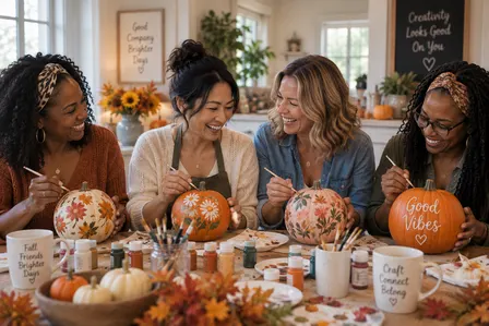 (Free) Dallas-area women's 35+ meetup, Pumpkin Painting