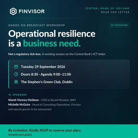 Finvisor | Operational Resilience Is A Business Need
