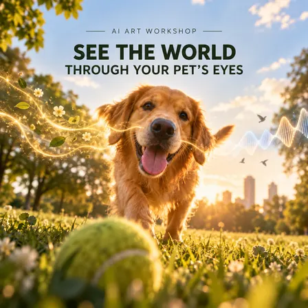 AI Art Workshop: See the World Through Your Pet’s Eyes