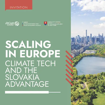 SCALING IN EUROPE - Climate Tech and the Slovakia Advantage