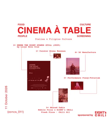 CINEMA À TABLE (edition 11) Screening | Food | Culture | Networking